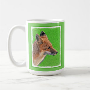 Red Fox schilderen - Oorspronkelijke Wildlife Art Koffiemok