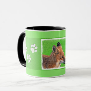 Red Fox schilderen - Oorspronkelijke Wildlife Art Mok