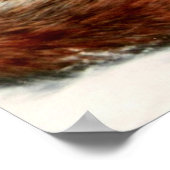 RED FOX schilderij van DiDi Poster (Hoek)