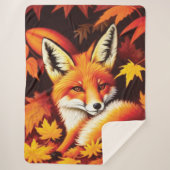 Red Fox Sherpa Blanket Deken (Voorkant)