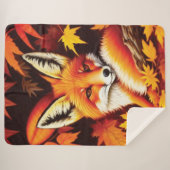 Red Fox Sherpa Blanket Deken (Voorkant (horizontaal))