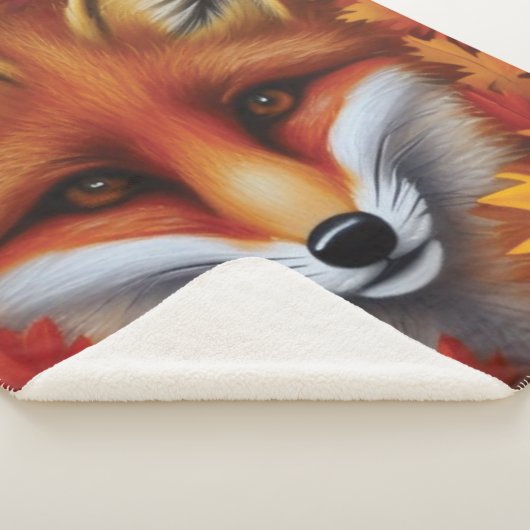 Red Fox Sherpa Blanket Sherpa Deken (3/4)