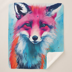 Red Fox Sherpa Blanket Sherpa Deken