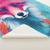 Red Fox Sherpa Blanket Sherpa Deken (3/4)