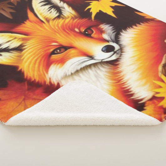Red Fox Sherpa Blanket Sherpa Deken (3/4)