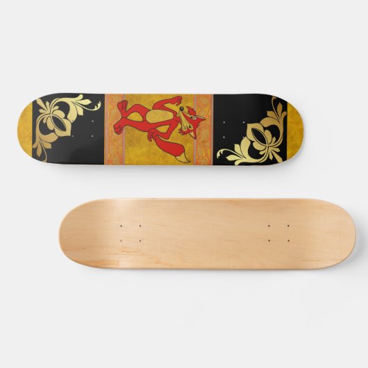 Red Fox Skateboard (Horizontaal)