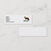 Red Fox Skinny Mini Visitekaartje (Voorkant / Achterkant)