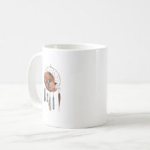 Red Fox Slaapend op Drocatcher Koffiemok (Voorkant links)