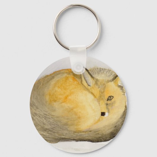 Red Fox Sleutelhanger (Achterkant)