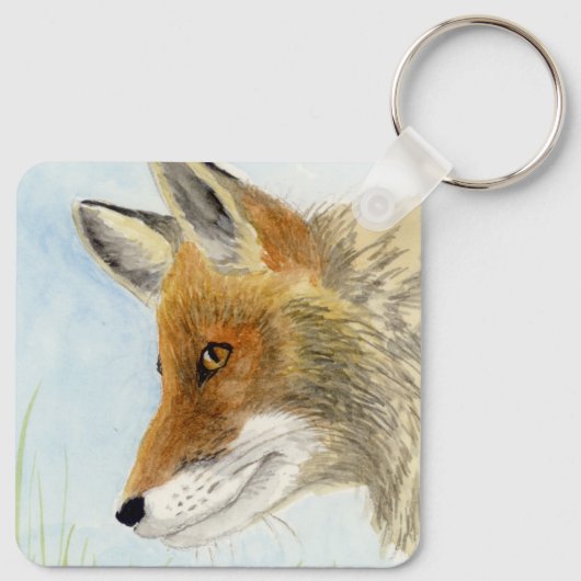Red Fox Sleutelhanger (Achterkant)