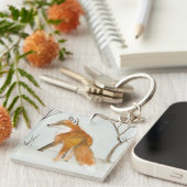 Red Fox Sleutelhanger (Voorkant Rechts)