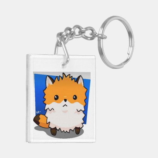 Red Fox Sleutelhanger (Achterkant Links)