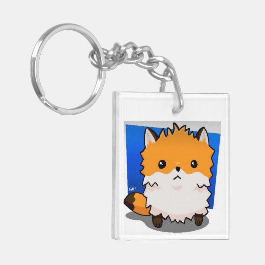 Red Fox Sleutelhanger (Voorkant Links)