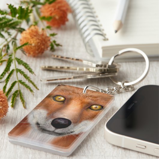 Red Fox Sleutelhanger (Voorkant Rechts)