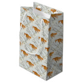 Red Fox small gift bag Klein Cadeauzakje (Achterkant Gekanteld)