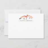 Red Fox - speciaal design — klein Notitiekaartje (Voorkant)