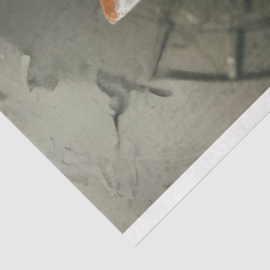 Red Fox Steampunk Stijl Decoupage Tissuepapier (Detail)