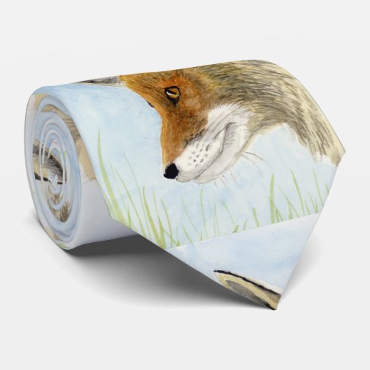 Red Fox Stropdas (Opgerold)