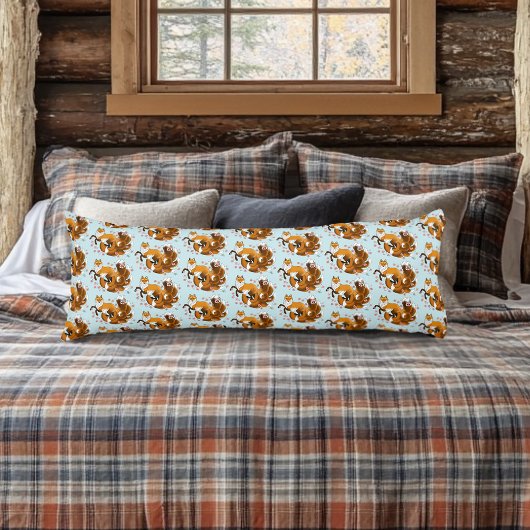 Red Fox Tails Kitsune Kasai Lichaamskussen