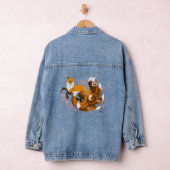 Red Fox Tails Kitsune Kitsue Denim Jacket (Hangar)