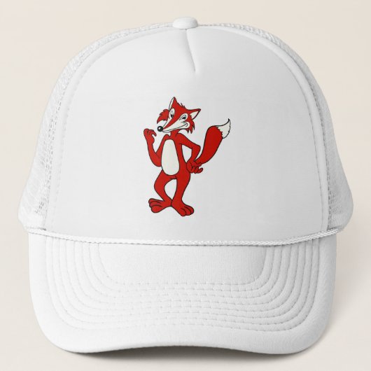 Red Fox Trucker Hat Pet (Voorkant)