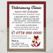 Red Fox, Veterinair Bureau Flyer (Voorkant)