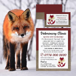 Red Fox, Veterinair Bureau Flyer<br><div class="desc">Red Fox,  Veterinarian,  Veterinary Service Adverteren Flyer door The Visitekaartje Store.</div>
