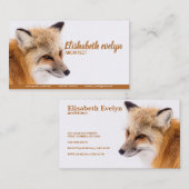 Red Fox Visitekaartje (Voorkant / Achterkant)