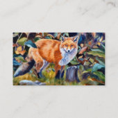 Red Fox Visitekaartje (Achterkant)