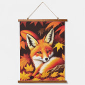 Red Fox Wall Tapestry Hangend Wandkleed (Voorkant)