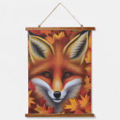 Red Fox Wall Tapestry Hangend Wandkleed (Voorkant)