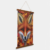 Red Fox Wall Tapestry Hangend Wandkleed (Gebogen)