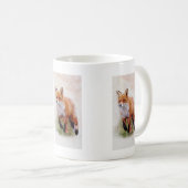 Red fox waterverf mok (Voorkant rechts)