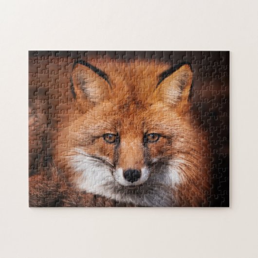 Red Fox Wild Woodland Animal Legpuzzel (Horizontaal)