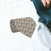 Red Fox Wildlife Photo Pattern Stropdas