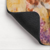 Red Fox Wildlife Waterverf Wildlife Mousepad Muismat (Hoek)