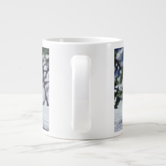 Red Fox zit op sneeuwbank, Vulpes, Mt. Grote Koffiekop (Achterkant)