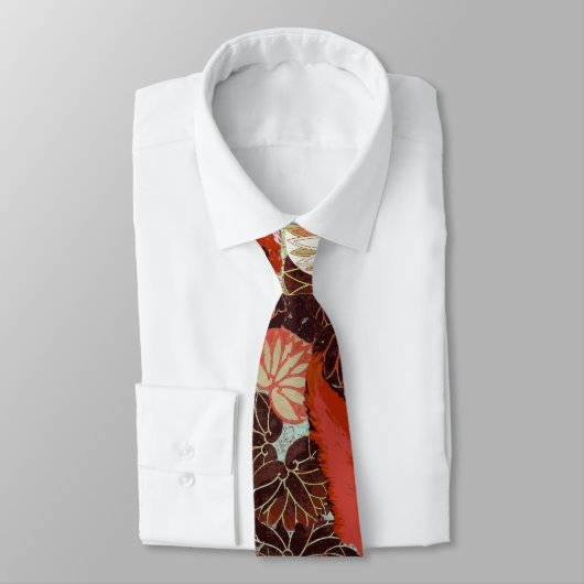 RED FOXES AMONG BLACK WHITE LEAVES AND FOLIAGE STROPDAS (Gebonden)