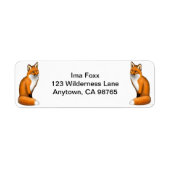 Red Foxes  Etiket (Voorkant)