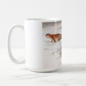 Red Foxes in the Winter Snow (by Wilhelm Kuhnert) Koffiemok (Links)