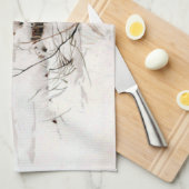 Red Foxes in the Winter Snow (by Wilhelm Kuhnert) Theedoek (Quarter Fold)