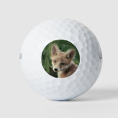 Red Foxy Foto Golfballen (Voorkant)