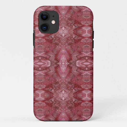 Red Fractal iPhone 5 Custom Hoesje-Mate ID Case-Mate iPhone Case (Achterkant)