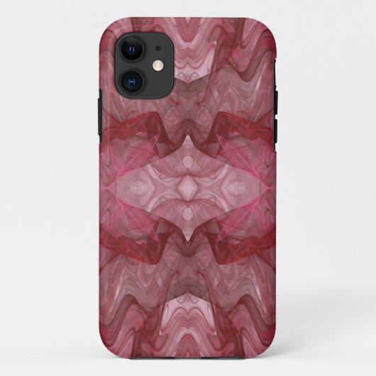 Red Fractal iPhone 5 Hoesje-Mate Barely Daar Case-Mate iPhone Case (Achterkant)