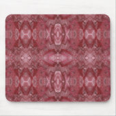 Red Fractal Mousepad Muismat (Voorkant)