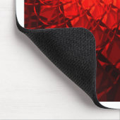 Red Fractal Pattern Muismat (Hoek)