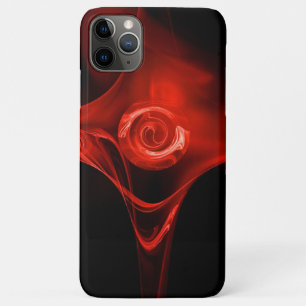 RED FRACTAL ROOS iPhone 11 PRO MAX HOESJE