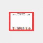 Red Framed School Psychologist's Sticky Notes (Voorkant)