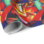 Red France Libre roos waterverf art. Cadeaupapier (Rol Hoek)