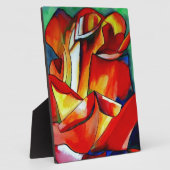 Red France Libre roos waterverf art. Fotoplaat (Zijkant)